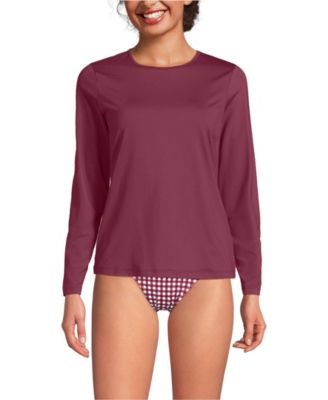 Women's SunShade UPF 50 Long Sleeve Rash Guard Swim Tee