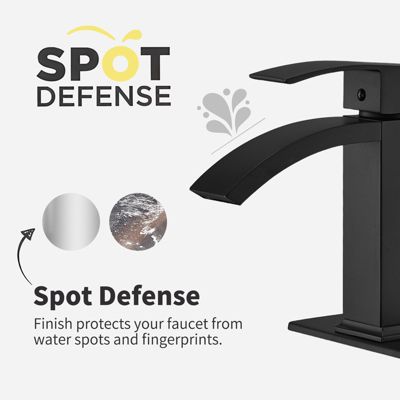 Waterfall Single Hole Single-Handle Low-Arc Bathroom Sink Faucet With Pop-up Drain Assembly In Brushed Nickel