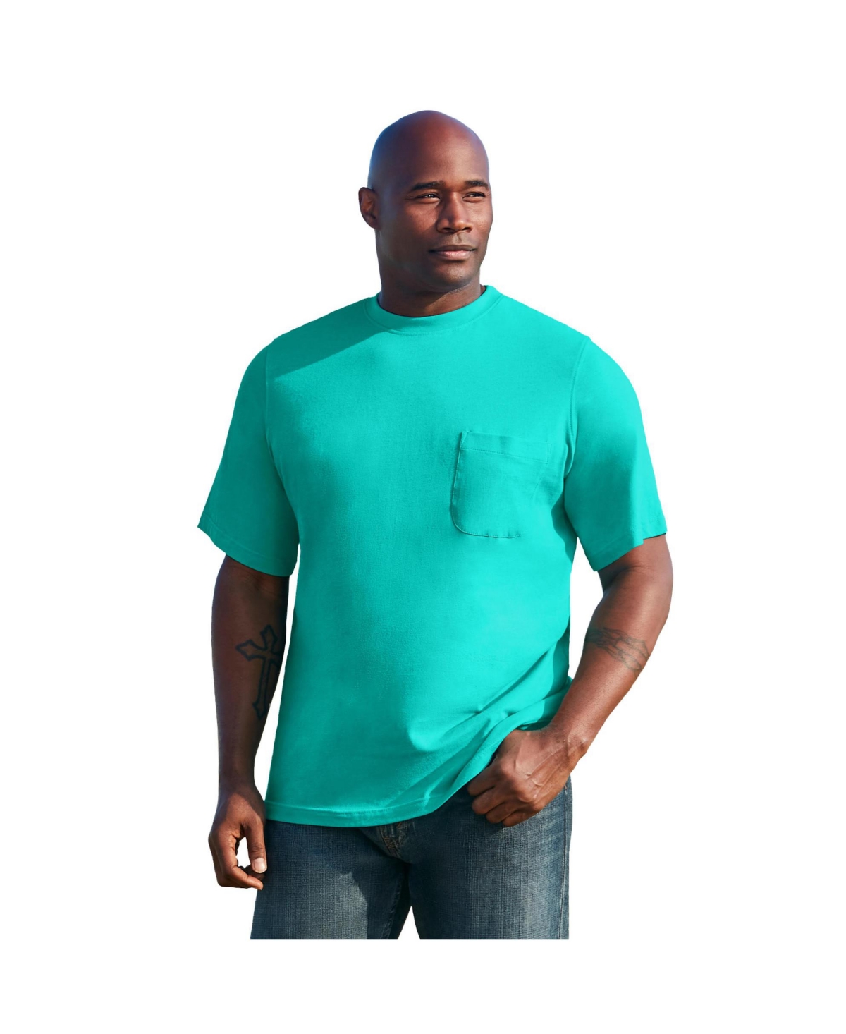 Big & Tall The Ultra-Light Comfort Tee - Electric pink