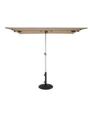 4.95FT x 6.93FT Rectangle Balcony Outdoor Umbrella