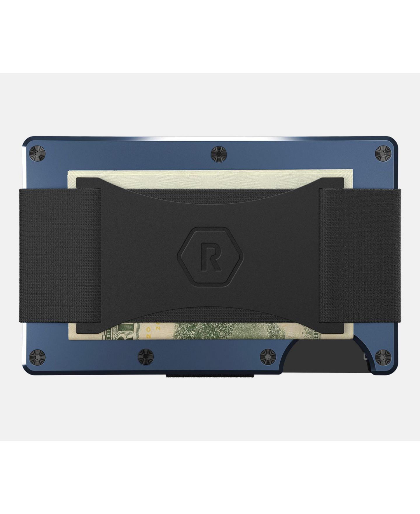 Мужской кошелёк The Ridge RIDGE Wallet - Alpine Navy - Cash Strap, цвет: Тёмно-синий — фото 2
