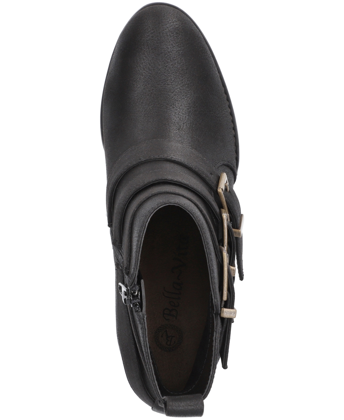 Bella Vita Women's Bowie Block Heel Ankle Booties
