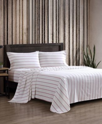 Printed Cotton Flannel 4-Pc. Sheet Set, King