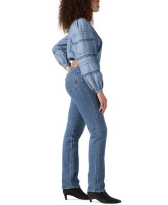 Women's 501 Original-Fit Straight-Leg Jeans, 23S-26W