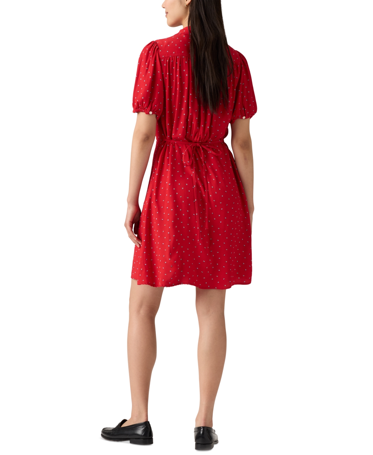 Levi's Women's Cotton Lea Button-front Mini Dress