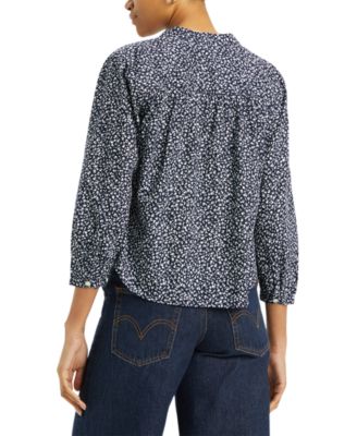 Women's Lilah Button-Front 3/4-Sleeve Blouse