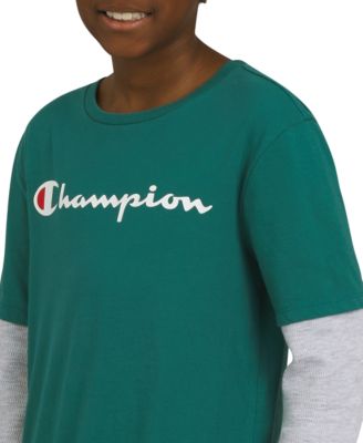 Big Boys Layered-Look Graphic T-Shirt 