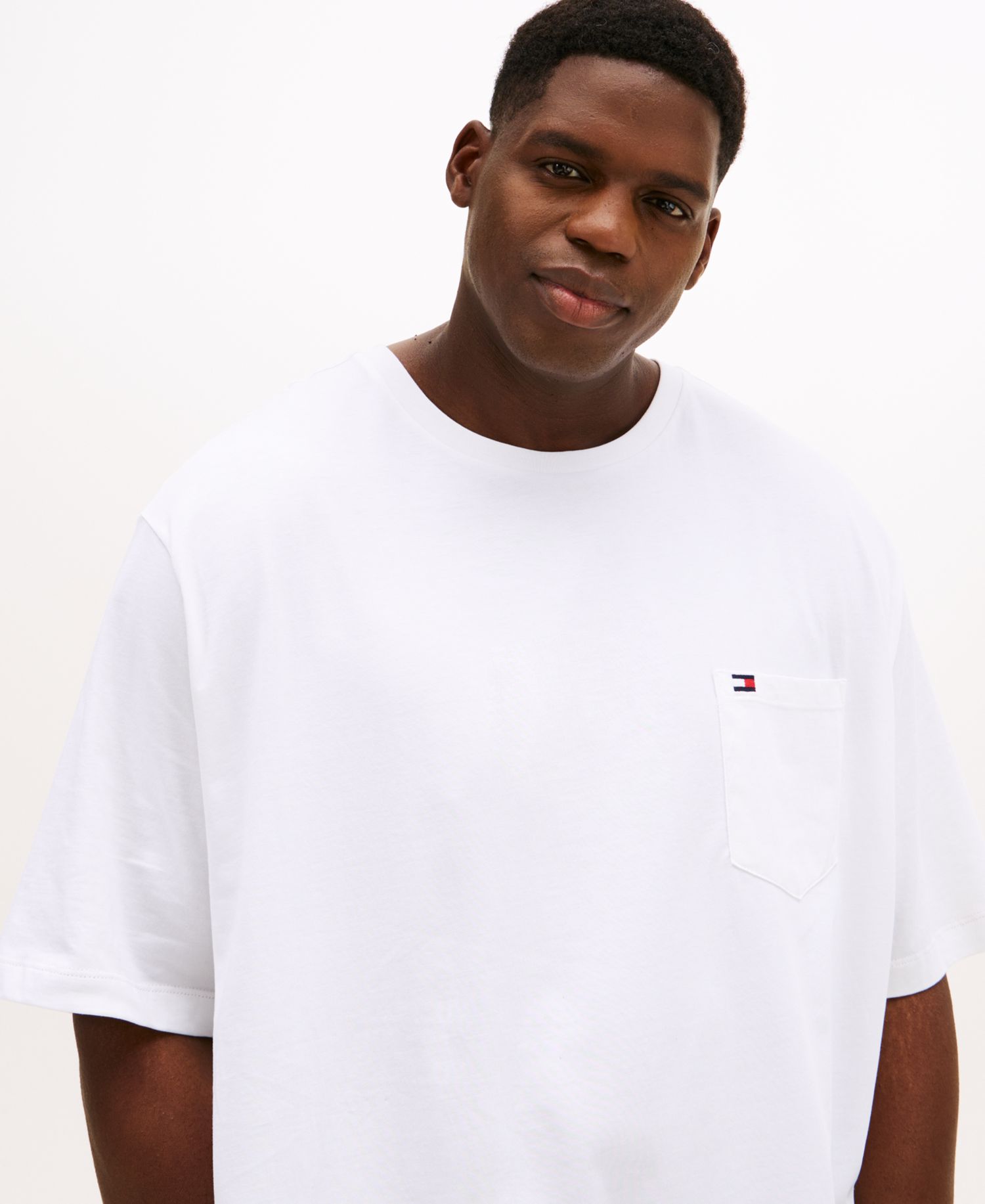 Men's Big & Tall Tommy Crew Neck Pocket T-Shirt