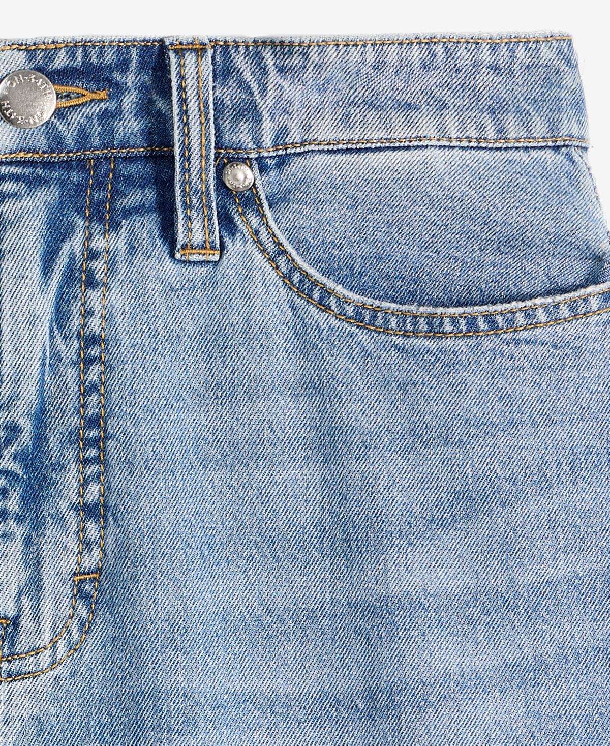 On 34th Womens High Rise Wide Leg Jeans 0 Short 26w Macys Exclusive In Blue