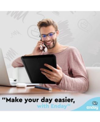 Clipboard with Storage Pink, Letter Size Storage Clipboard with Compartments Case for Nurse Teachers Plastic Translucent Holds 100 Sheets Also Avail. in Green, Pink, Red, Blue, Grey, Black-by Enday