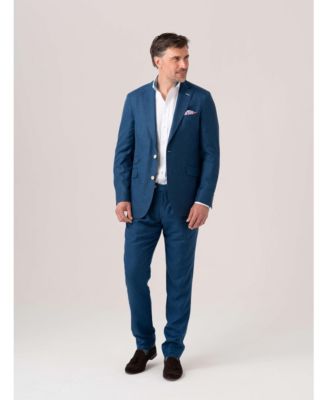 Men's Tailored Linen Blend Trousers