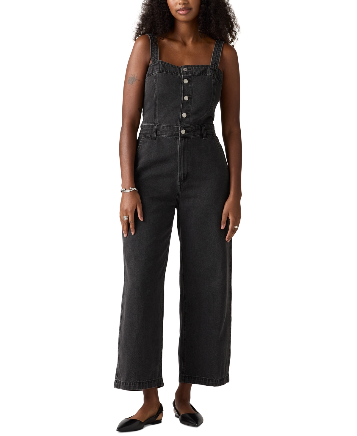 Levi's Women's Drea Cotton Denim Jumpsuit