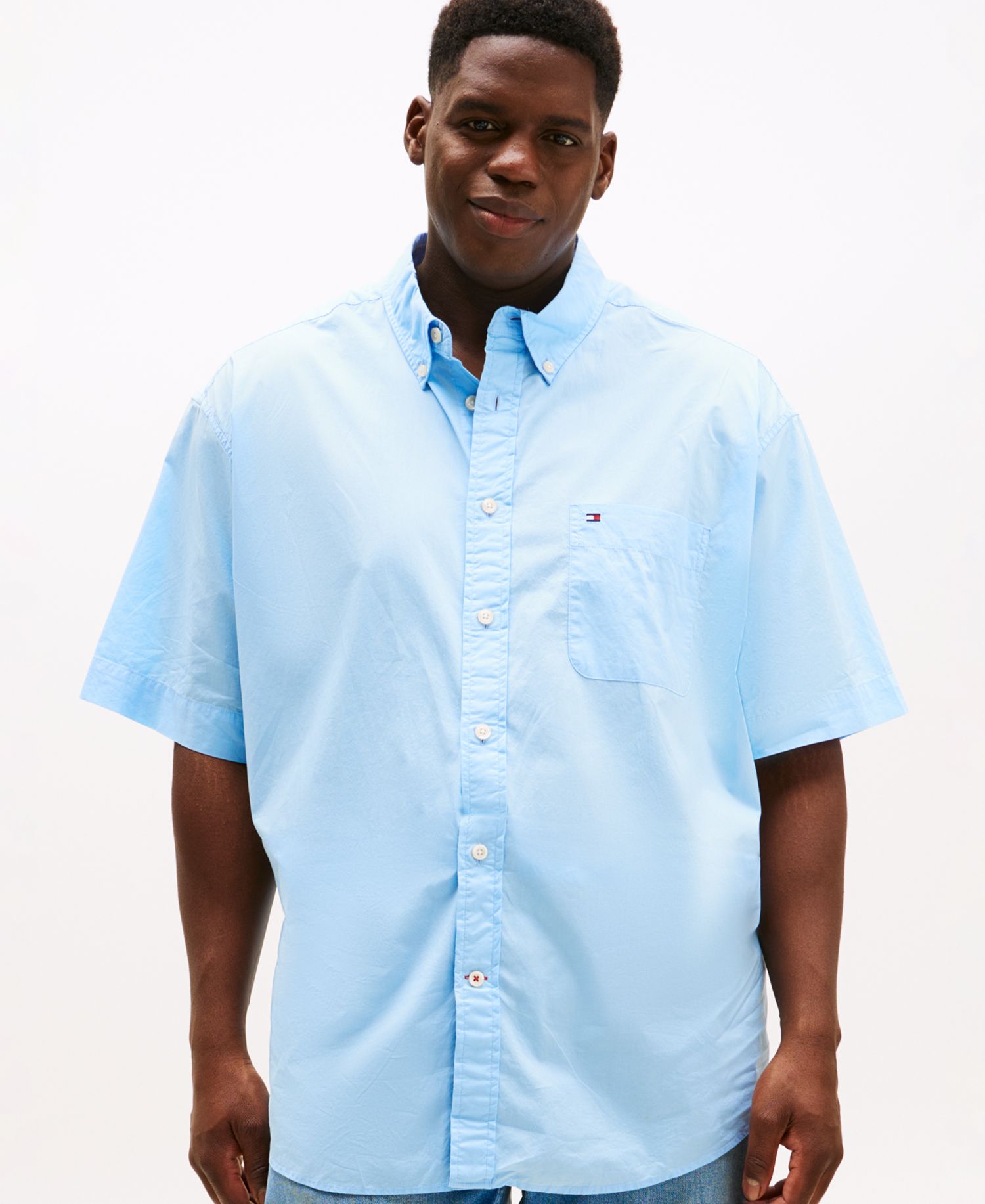 Men's Big & Tall Maxwell Short-Sleeve Button-Down Shirt