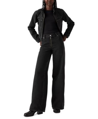 Women's Cotton '94 Mid-Rise Wide-Leg Moto Jeans