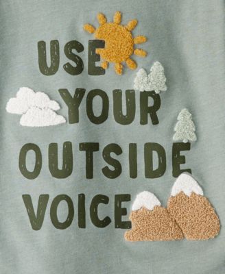 Toddler Boys Outdoor Voice Short-Sleeve Graphic T-Shirt