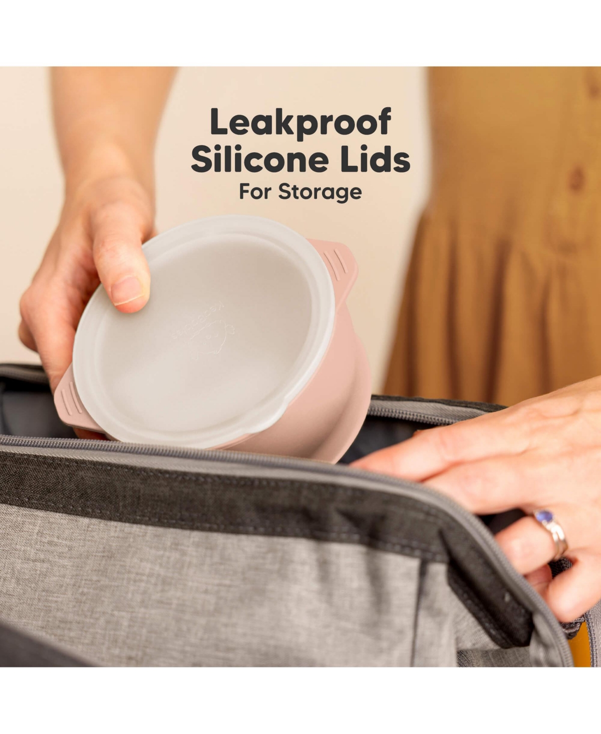 KeaBabies 2-Pack Prep Baby Bowls with Suctions & Lids, Silicone for Boy, Girl, Toddler Suction Bowl, Kids Bowl Bpa-Free