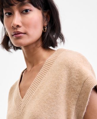 Women's V-Neck Sweater Vest, Macy's Exclusive