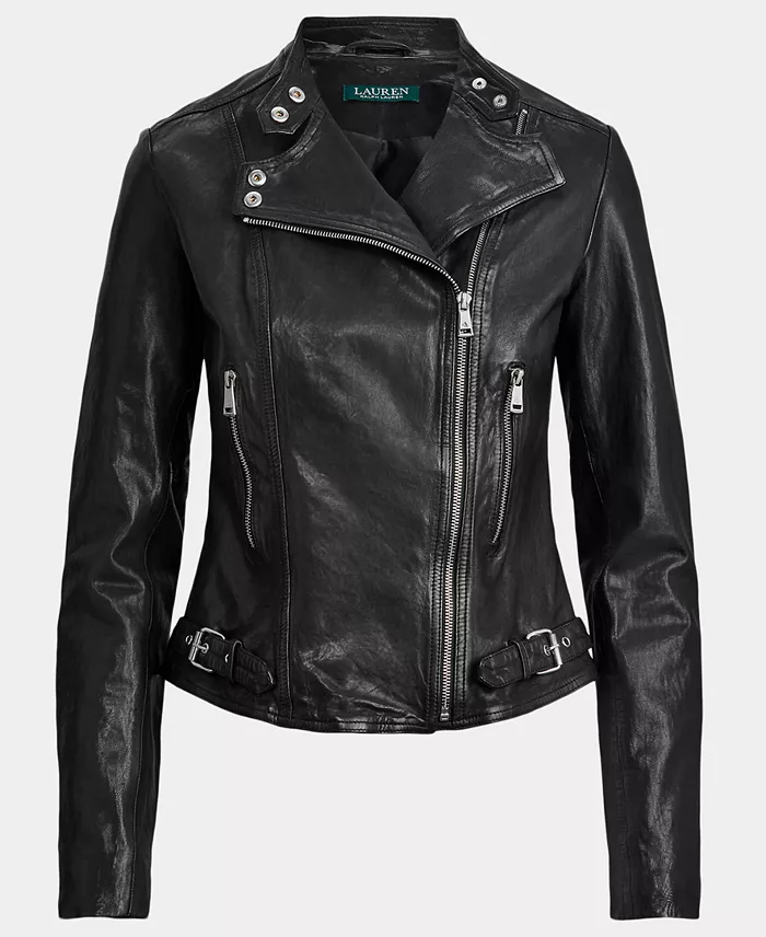 Tumbled-Leather Jacket - thumbnail 6