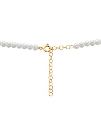 Cultured Freshwater Pearl (4-6mm) Graduated Collar Necklace, 16" + 2" extender