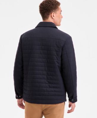 Men's Quilted Shirt Jacket