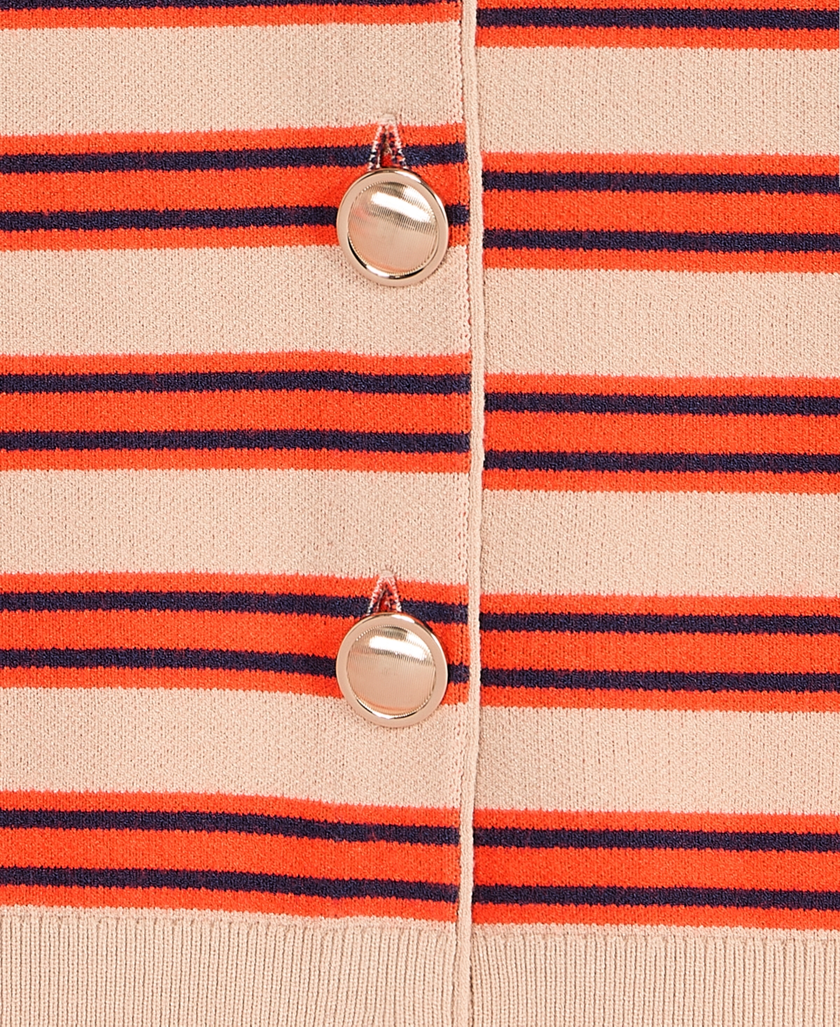 On 34th Women's Striped Long-sleeve Crewneck Cardigan, Macy's Exclusive In Multi