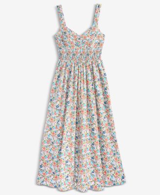 Women's Smocked Cotton Tank Midi Dress, Macy's Exclusive 