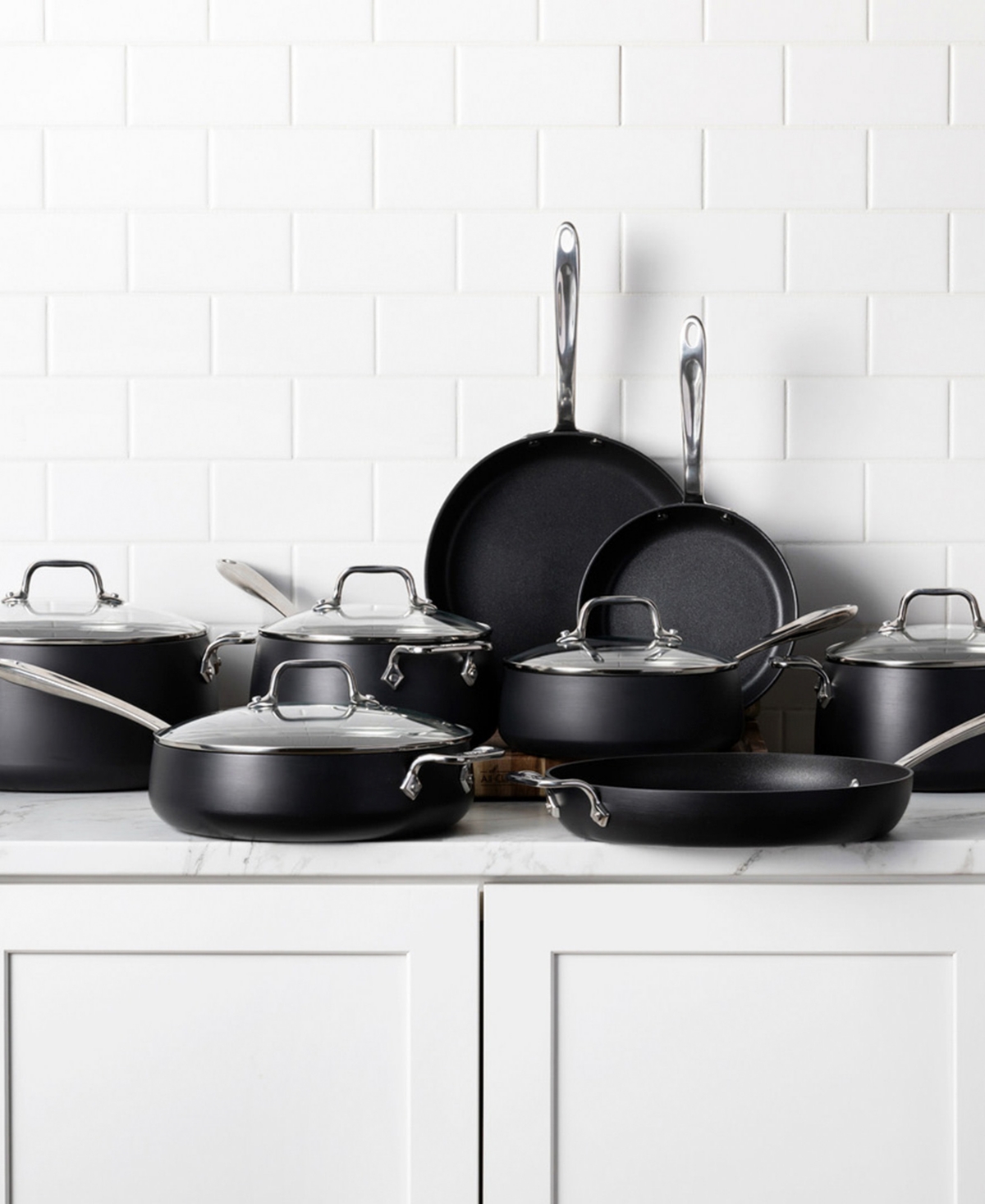 All-clad Ha1 Expert 13-piece Cookware Set In Black