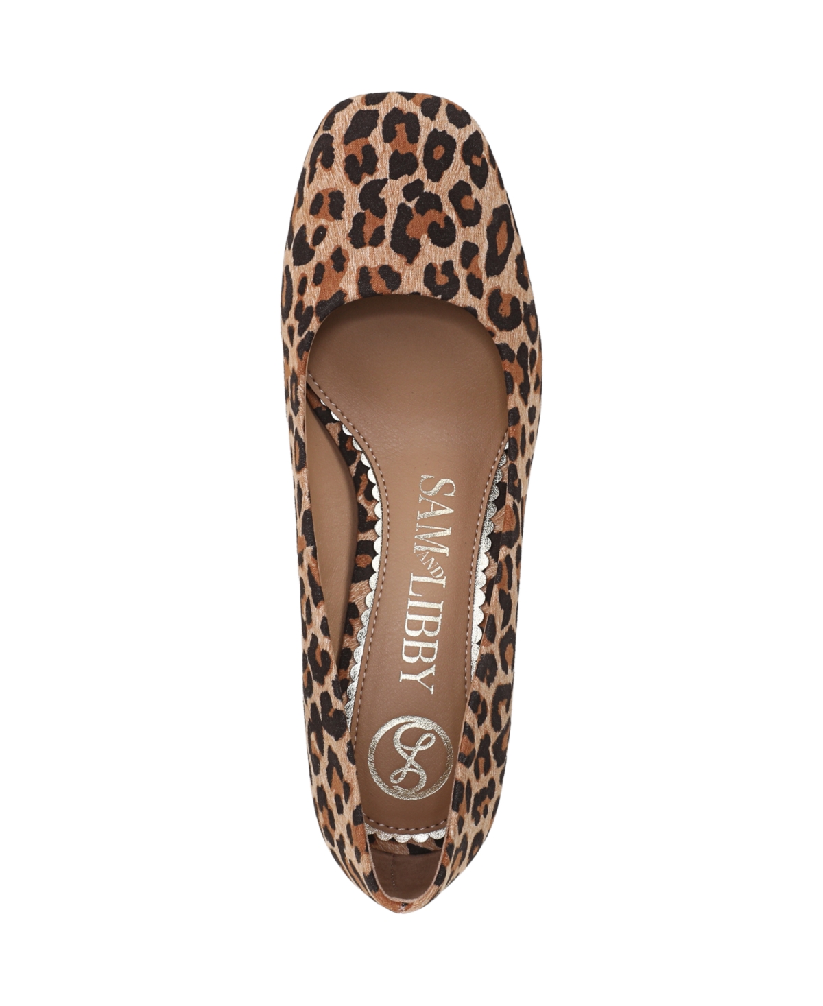 Sam & Libby Women's Gianella Block Heel Pumps In Animal Print