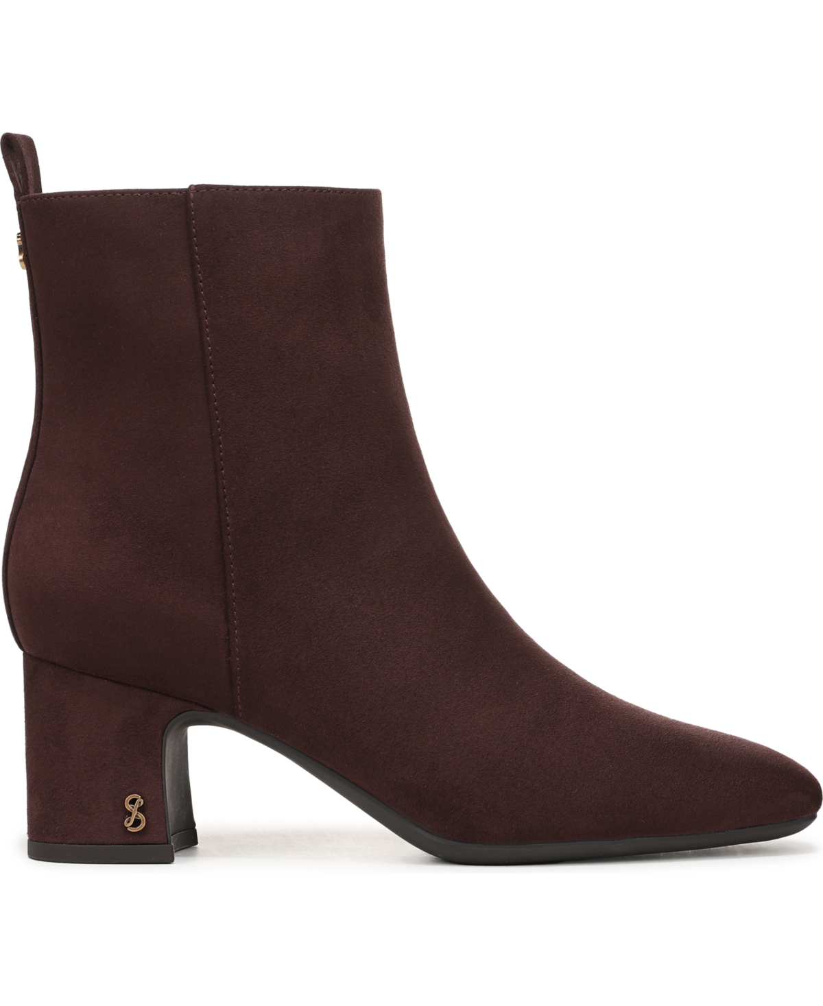 Sam & Libby Women's Yvonne Square Toe Booties In Brown