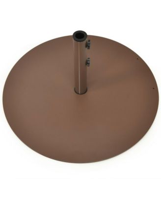 29.5 Inch Outdoor Steel Umbrella Base Stand for Backyard and Poolside