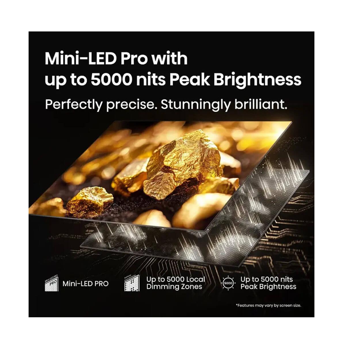 Hisense 100" Class U8 Series 4K Mini-led Qled Uhd Smart Google Tv - 100U8QG