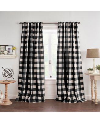 Grainger Buffalo Check Blackout Window Curtain