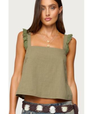 Women's Viviana Linen Look Top