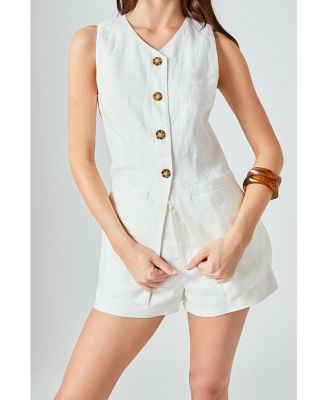 Women's LINEN VEST