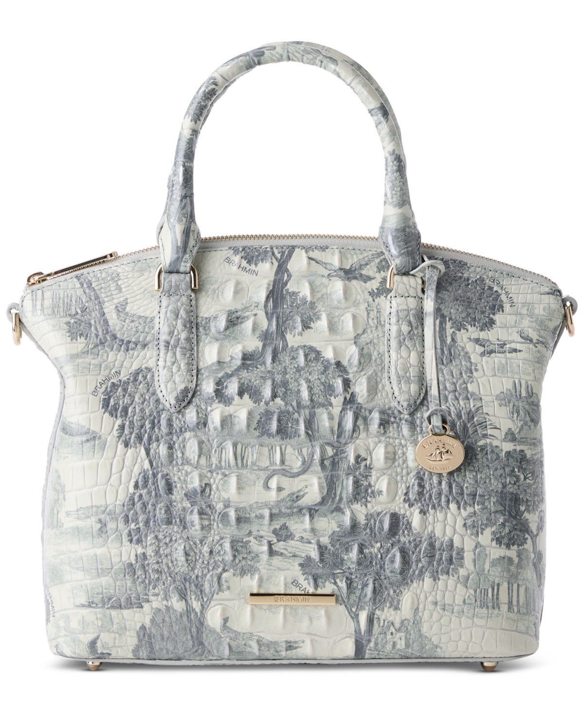 Duxbury Melbourne Medium Leather Satchel - Mindful Garden