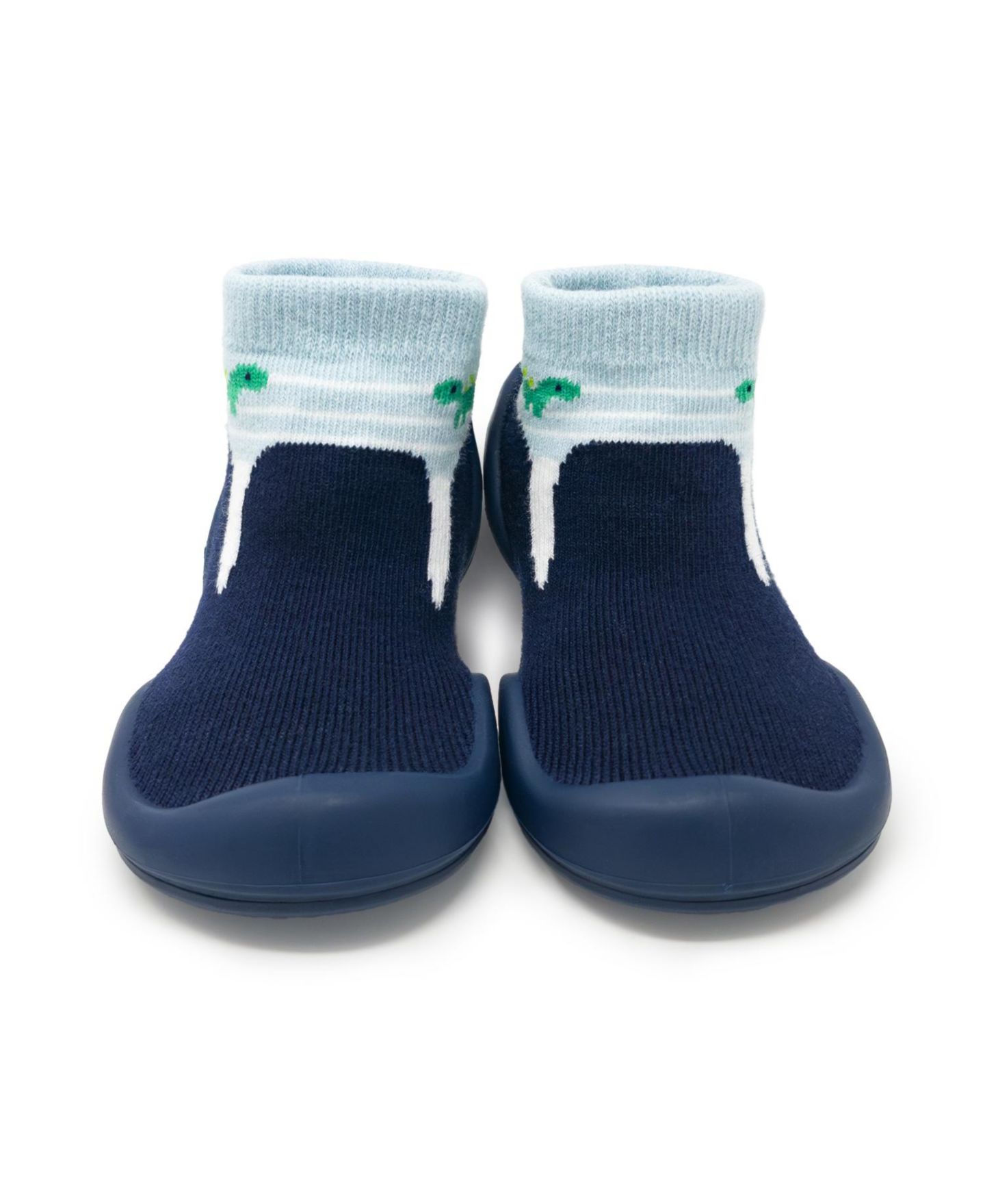 Обувь Komuello First Walk Sock Shoes Navy Dash для мальчиков-малышей — фото 3