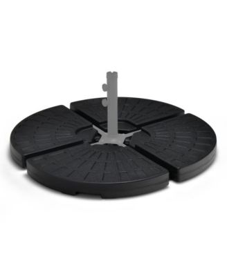 4 Pieces Outdoor Cantilever Offset Patio Umbrella Base