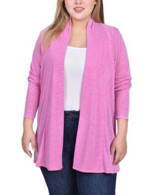 Plus Size Long Sleeve Cardigan Sweater
