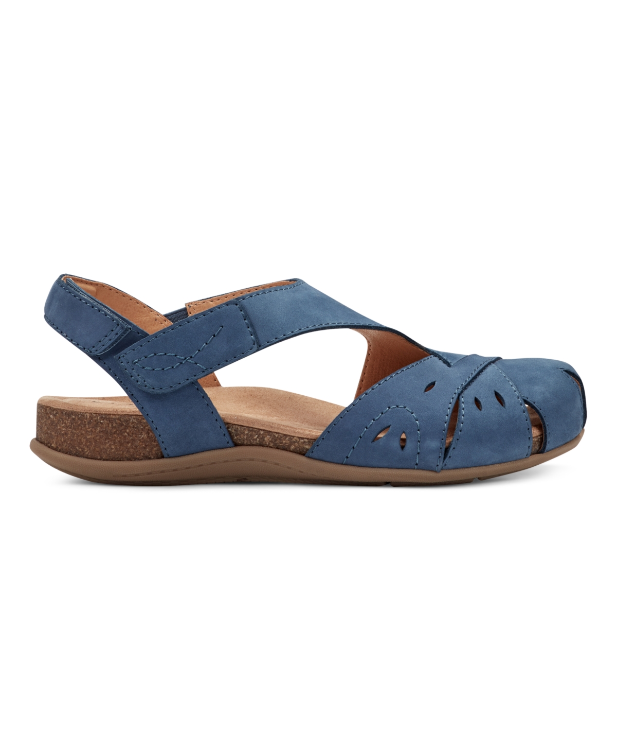 Earth Women's Birdine Cutout Flat Slingback Sandals In Blue
