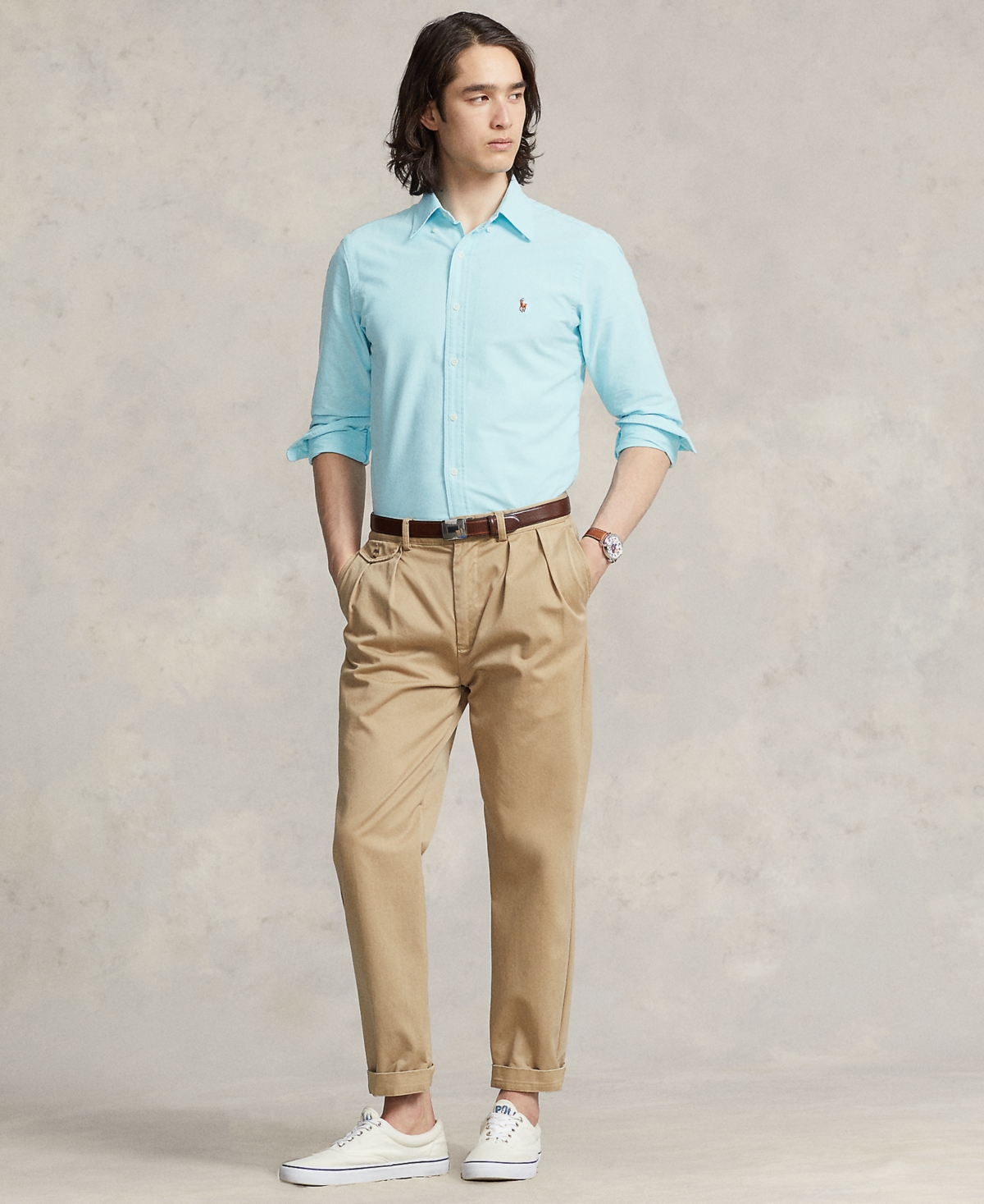 Polo Ralph Lauren Men's Classic Fit Long Sleeve Oxford Shirt