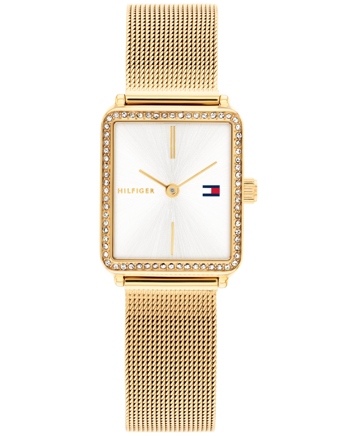 Women's Quartz Gold Tone Stainless Steel Mesh Bracelet Watch, 21.3mm - Gold