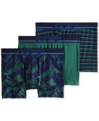 Jockey - Men's 3pk. True Style Logo Trunks