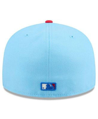 Men's Light Blue/Red San Diego Padres 2025 Fourth of July 59FIFTY Fitted Hat