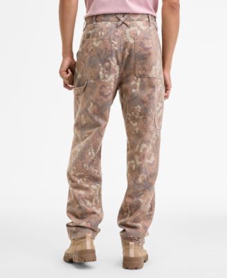 Men's Pippen Relaxed-Fit Cotton Floral Carpenter Pants, Macy's Exclusive