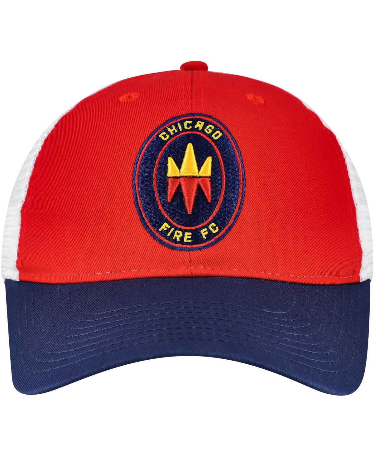 Fanatics Men's Red/navy Chicago Fire Americana Adjustable Hat