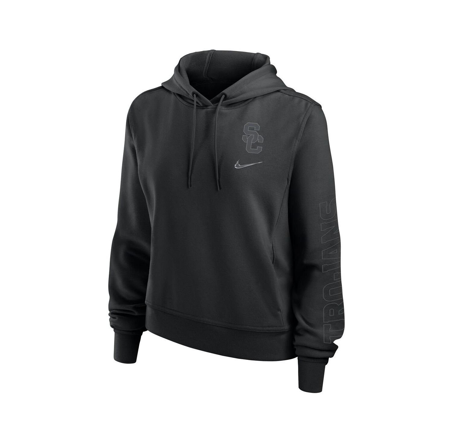 Women's Black USC Trojans One Pullover Hoodie