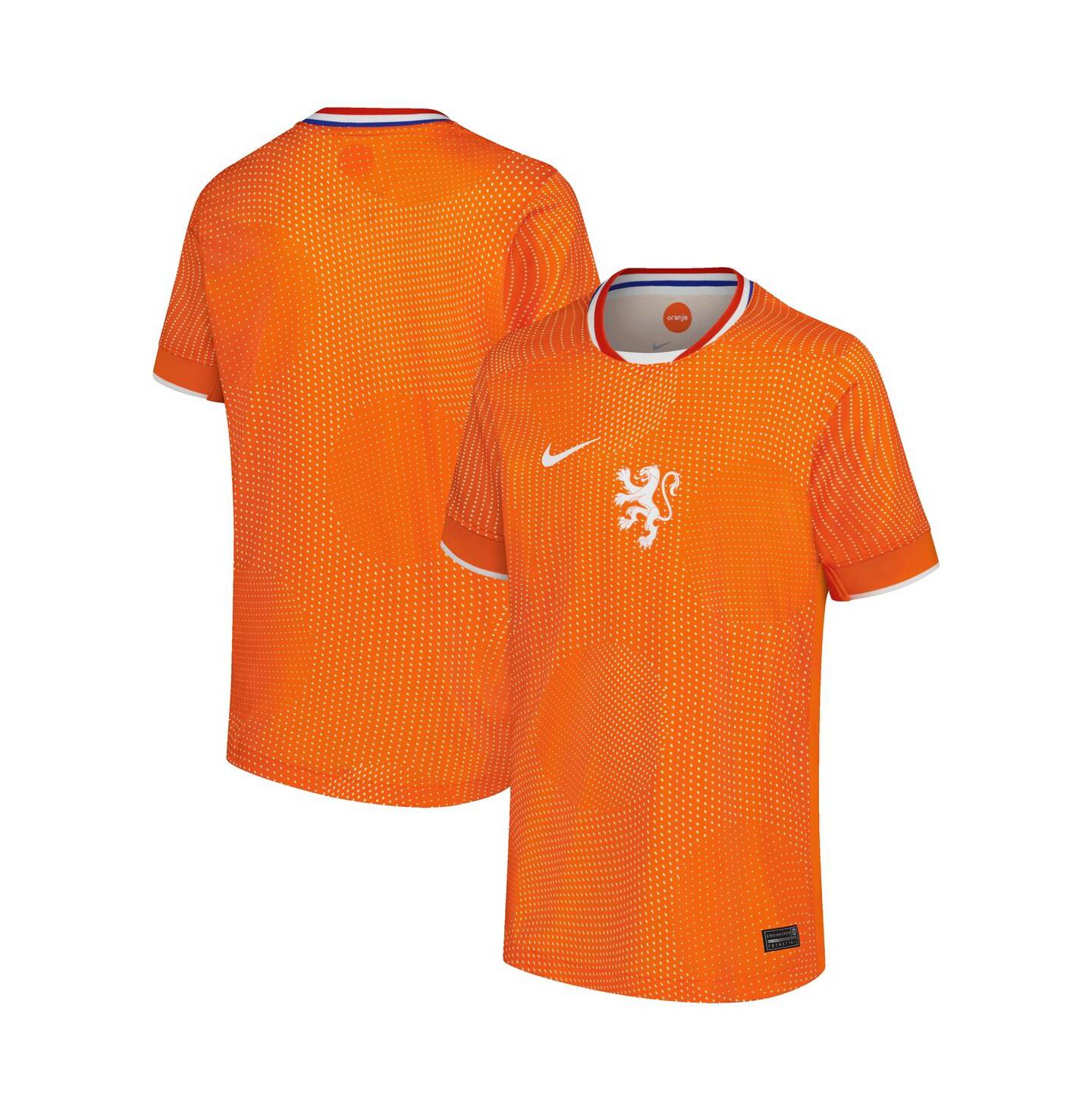 Детское джерси Nike женской сборной Нидерландов 2025/26 Home Replica, Orange — фото 1