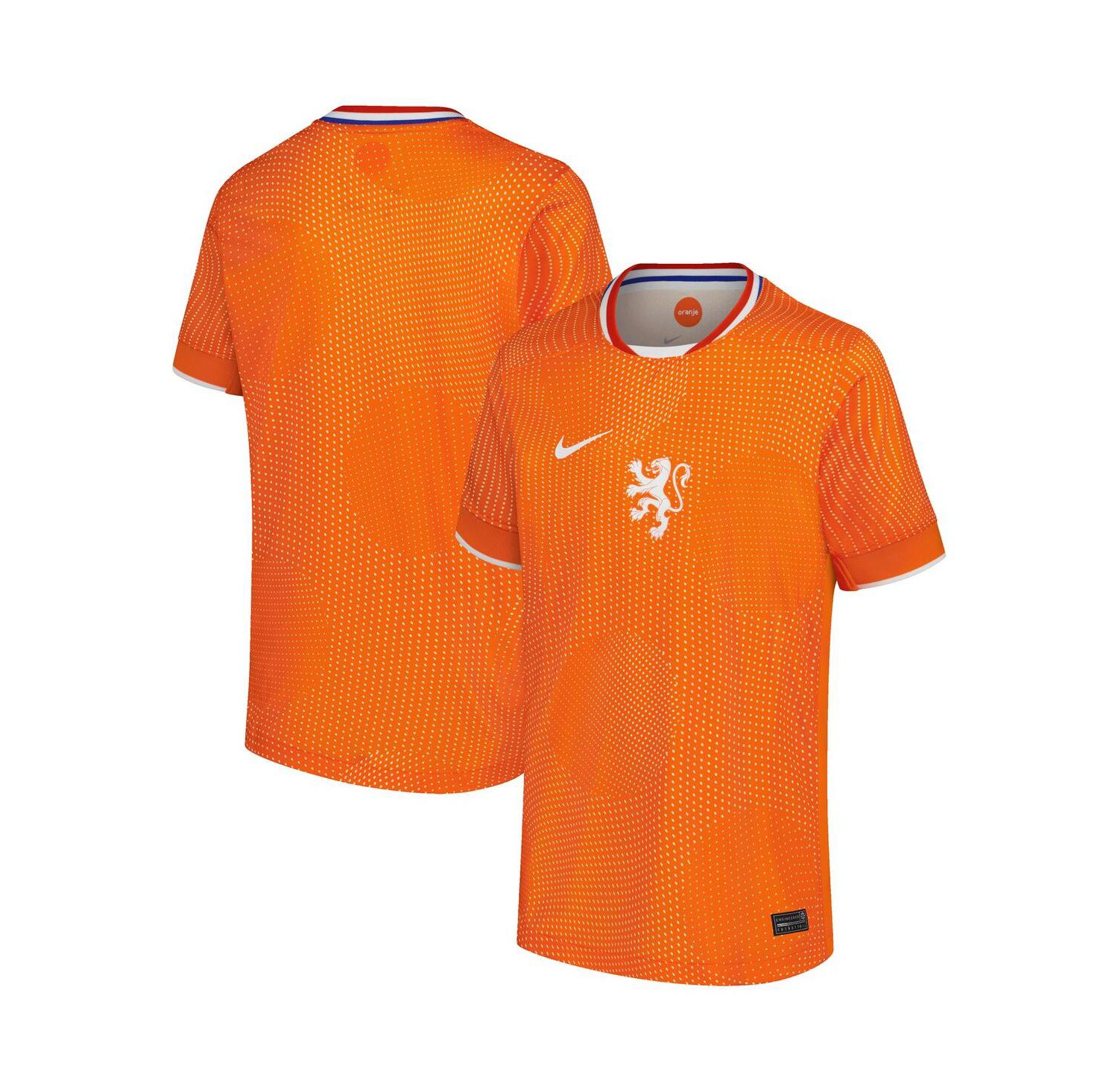 Big Boys and Girls Orange Netherlands Women's National Team 2025/26 Home Replica Jersey