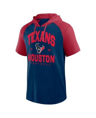 Men's Navy Houston Texans Prime Hoodie T-Shirt