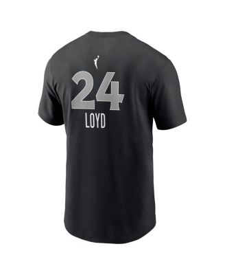 Men's Jewell Loyd Black Las Vegas Aces Explorer Edition Name Number T-Shirt